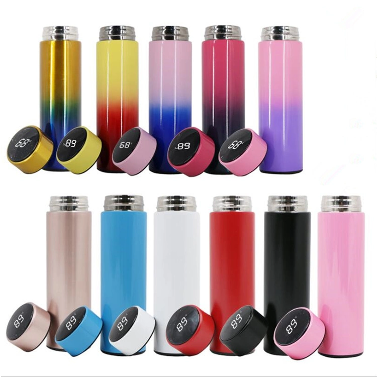 Digital Insulated Thermos Stainless Steel Smart Water Bottle with Digital Temperature